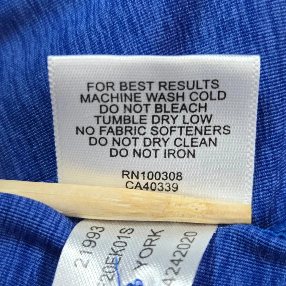 Peter Millar Summer Comfort XL Polo Blue The Broadmoor Golf Club Luxury Mesh - Picture 8 of 13